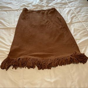 Fringe MIDI Skirt